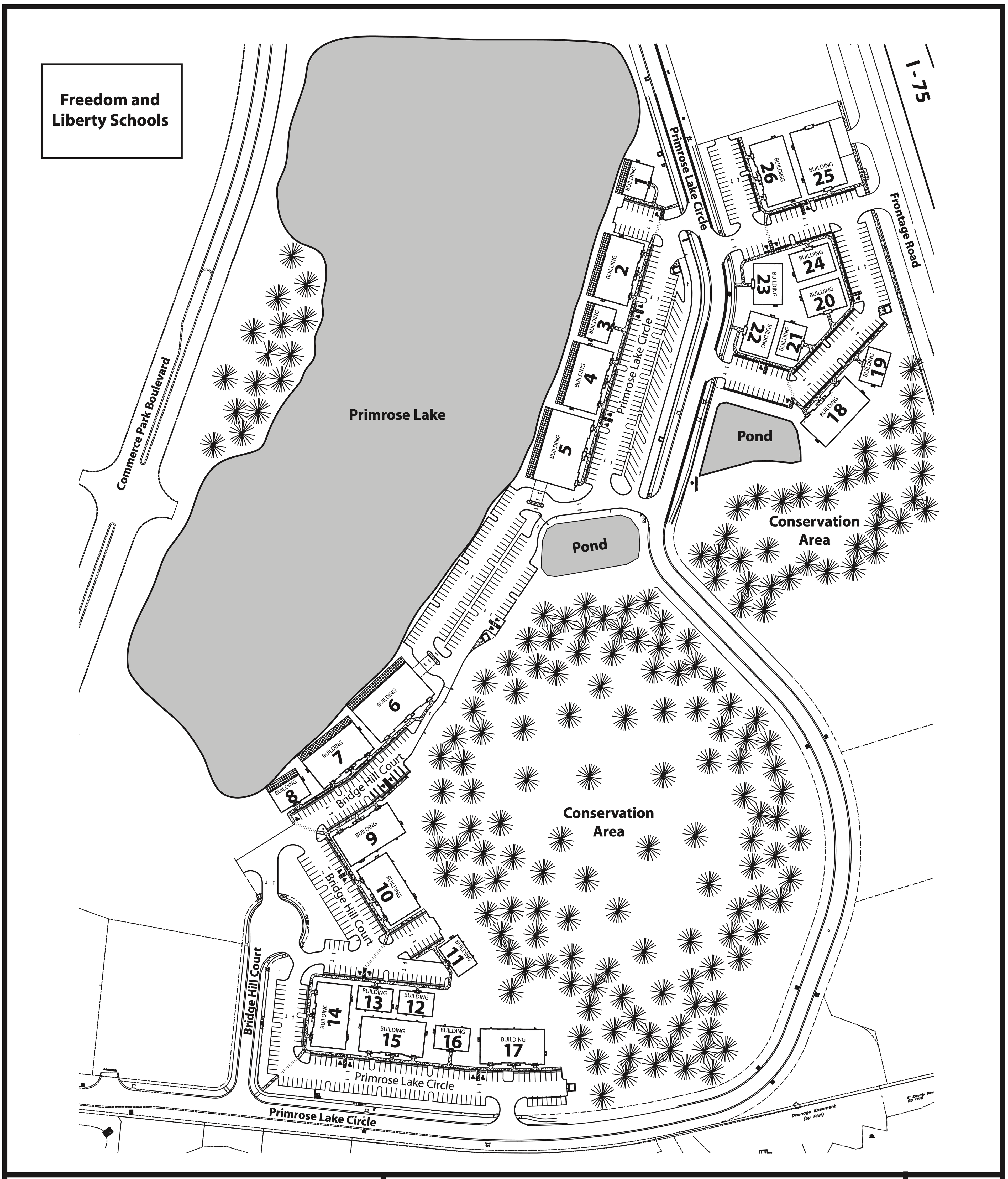 Tampa Palms Professional Center campus site plan