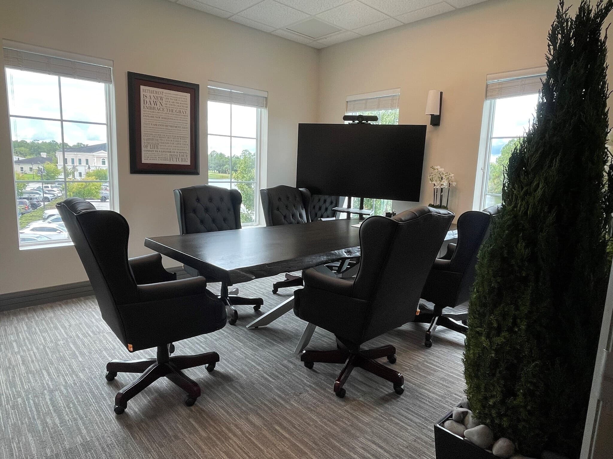 Modern executive office interior